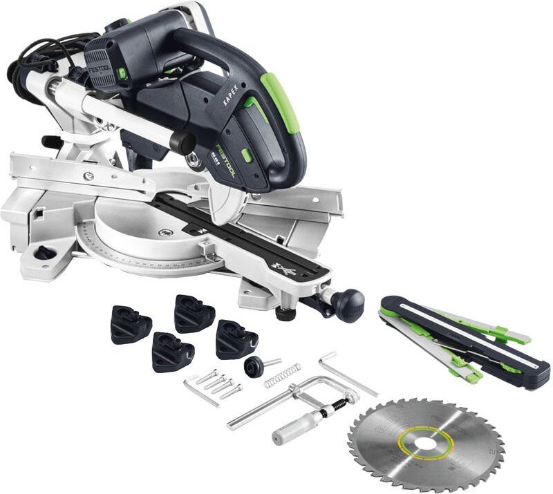 Festool Kapp-Zugsäge KS 60 E-Set KAPEX 561728 Kreissäge inkl. Kreissägeblatt