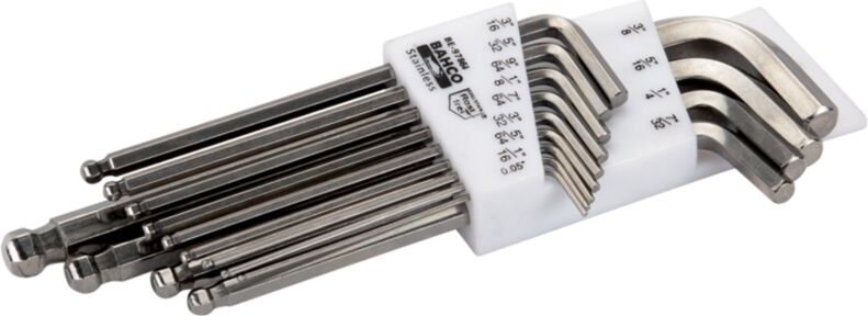 Winkelschraubendreher-Set 1/16 Zoll, 5/64 Zoll, 3/32 Zoll, 7/64 Zoll, 1/8 Zoll, 9/64 Zoll, - Bahco