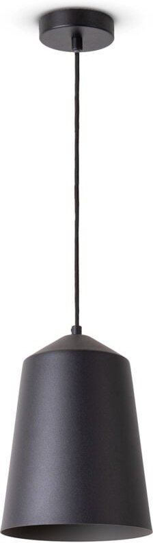 Pendelleuchte Wohnzimmer Hängelampe Esstisch Küche Lampenschirm Industrial Pendelleuchte - Schwarz, Grau (Ø19.5 cm) - Pa...