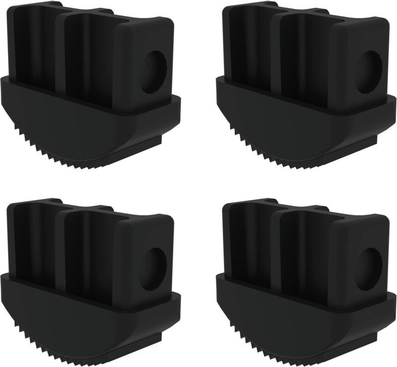 Munk - Günzburger Steigtechnik 4x Innenschuh elektrisch ableitfähig für Leitern bis Baujahr 2004 58 x 25 mm - 019194