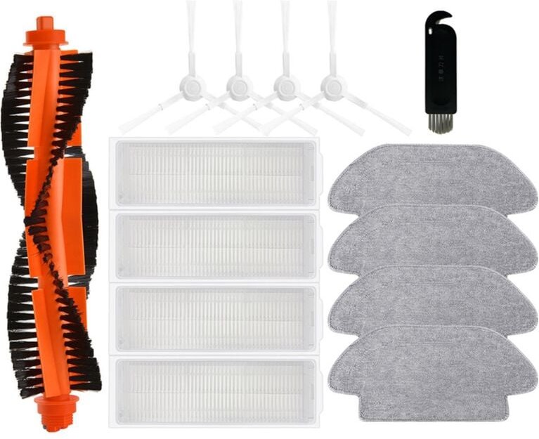 Für Roboter Staubsauger Mopp 3C B106CN Wichtigsten Seite Pinsel Filter