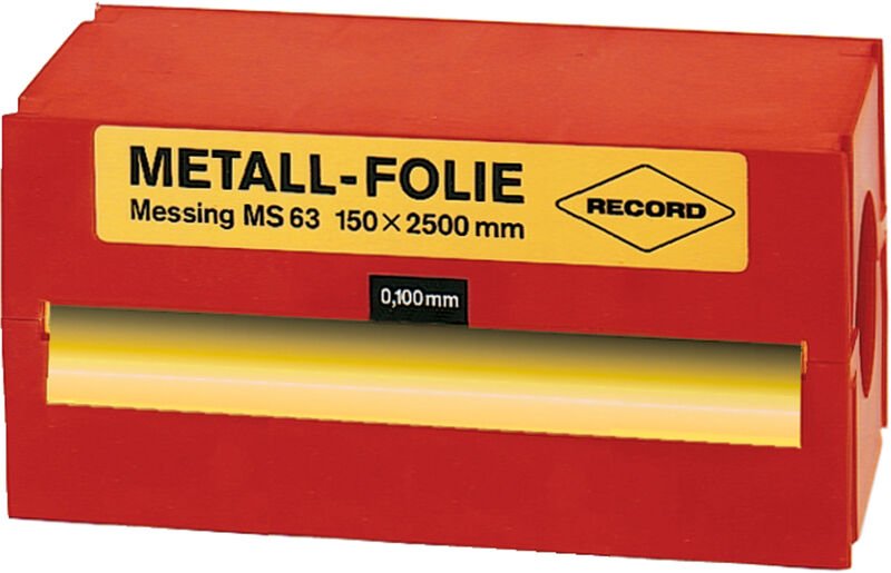 Thumbnail - Metallfolie Stahl unlegiert 150x2500x0,400 mm - Record