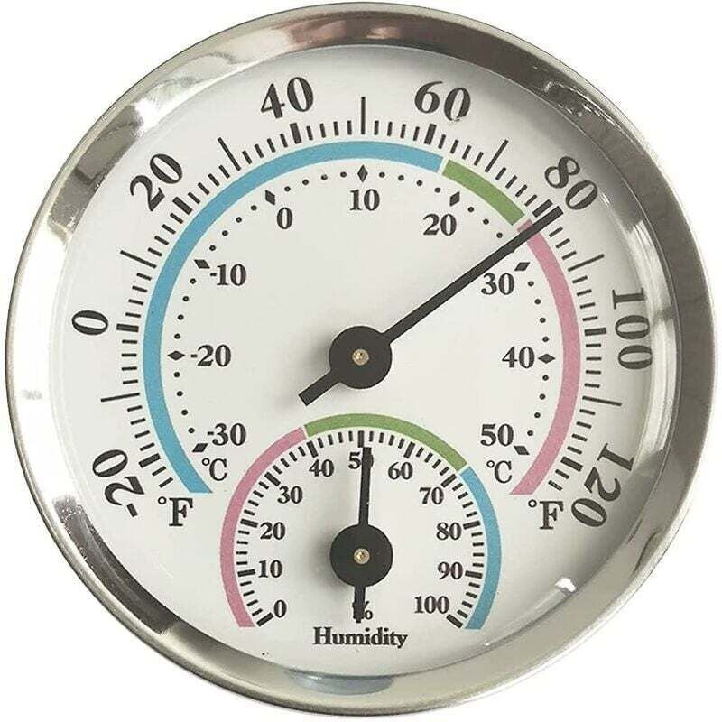 Thermometer, Temperatur-Hygrometer, Innenthermometer und Innenhygrometer, für den Innen- und Außenbereich, hitzebeständi...