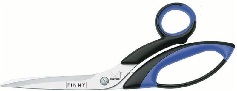 Universalschere 200 mm mit 2K-Auge schwarz/grau