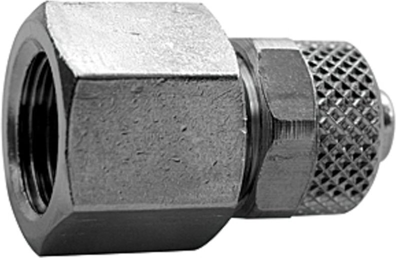 Gerade Aufschraubverschr. »value line« g 1/2 i., ms v., Schl.8/6 - Riegler
