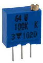 100K Vertikaler Multiturn-Widerstand einstellbar