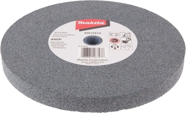 Schleifstein A60P, 205 x 19 x 15,88 mm - Makita