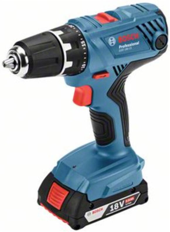 Bosch Professional GSR 18V-21 Akku-Bohrs inkl. L-Boxx + 2 Akkus 2.0Ah 06019H1008
