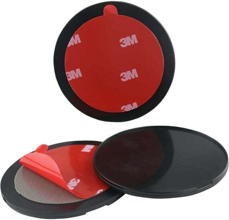 Klebende Montagescheiben mit 3M-Aufkleber, Set mit 3 Armaturenbrett-Klebescheiben (86 mm) für GPS-Montage, Autotelefonha...