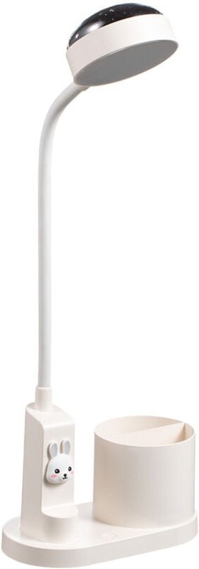 Schreibtischlampe für Kinder, Tischlampe fürs Arbeitszimmer mit Bleistifthalter, Nachtlampe mit automatischem Farbwechse...