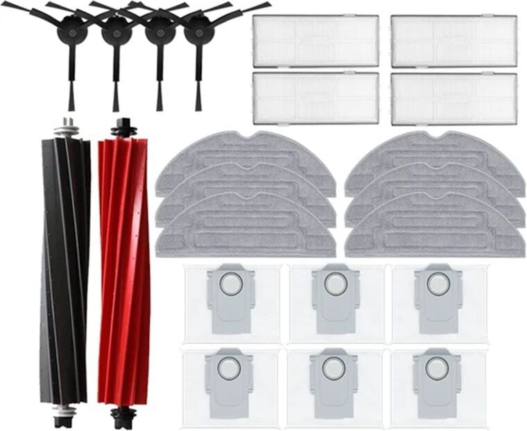 Für S8 Pro Ultra S8 + Wichtigsten Seite Pinsel Mopp Tücher Filter