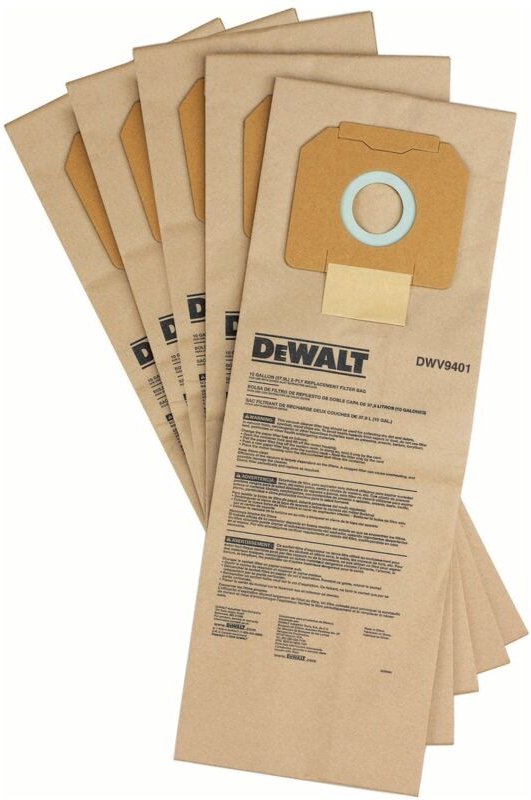 Papier-Staubbeutel (5 St.) DWV902 m/L - Dewalt