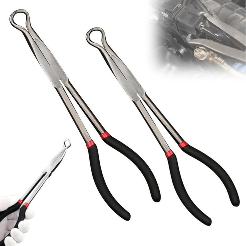 Zweiteilige elektrische Trennzange für Kraftfahrzeuge, 28 cm, Kühlerschlauchschelle, lange Zündkerzen-Ausbauzange.