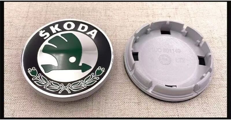 4-teiliges Radkappenset, Radkappen, Radzierblenden, Radkappensatz, Radnabenabdeckungen mit Logo, universelle Radnabenabd...