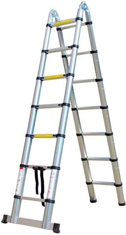 Northix - Herzberg hg 5560 einziehbare aluminium teleskopleiter - 560 m