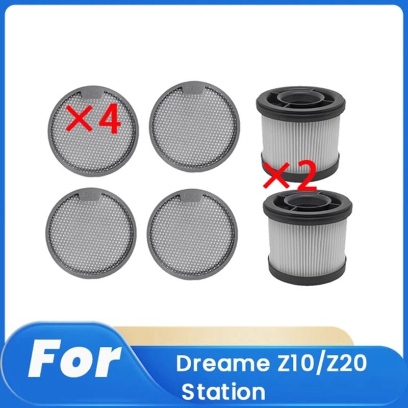 6 Stück Filter und Watte für den Kehrroboter Z10 Station