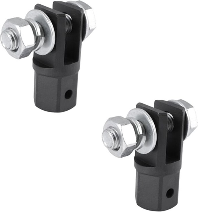 Tlily - 2 Stück Scherenwagenheber-Adapter 1/2 Zoll zur Verwendung mit Antriebs- oder Schlagschrauberwerkzeugen IJA001