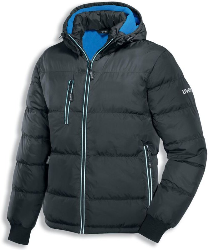 Uvex - workwear Thermo-Steppjacke 9894 schwarz/blau Gr.L 52/54 98668.11