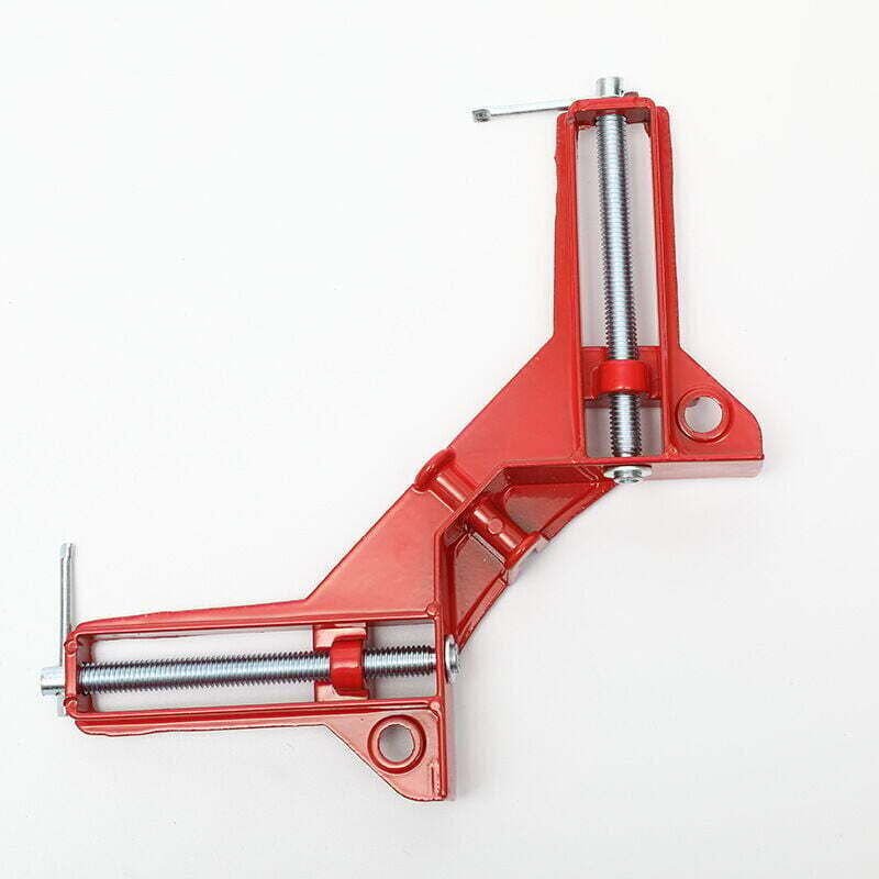 Set mit 4 90-Grad-Winkelklemmen, verstellbare Eckklemmen für Holzrahmen, geeignet für Mehrfach-Bilderrahmen, Holzbearbei...