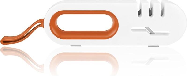 Lntyq Professioneller Multifunktions-Messerschärfer: Premium 4-in-1-Messerschärfer – Keramikstein-Messerschärfer – Wolfr...