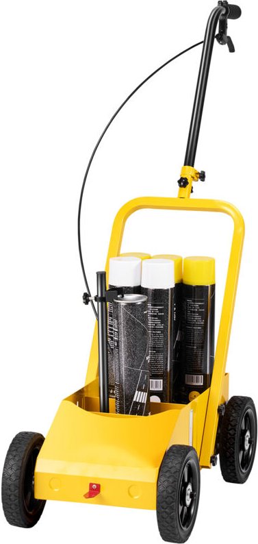 Mophorn Markierungsmaschine 610 x 330 x 900 mm 4-Rad, robuste Linienmarkierungsmaschine mit einstellbarer Breite von 56-...