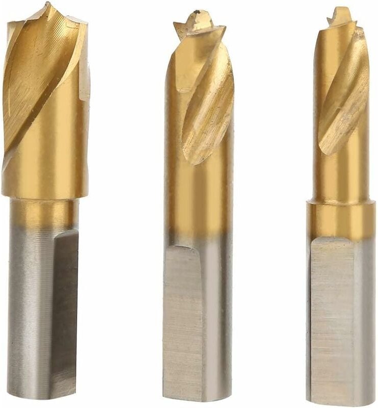 Thumbnail - Sjlerst - 3-teiliges Punktschweißbohrer-Set, 6,5 Mm/8 Mm/10 Mm HSS-CO-Punktschweißbohrer, Zum Entfernen von Blechschweiß...