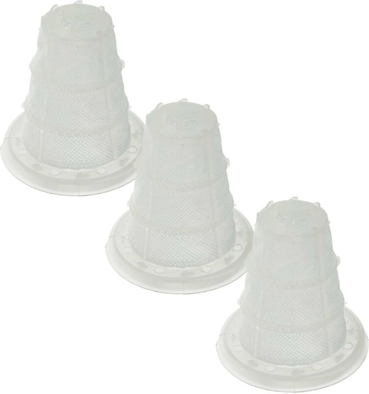 3x Staubsaugerfilter Ersatz für Black & Decker VF70 für Staubsauger - Schmutzfilter, Filtereinheit - Vhbw