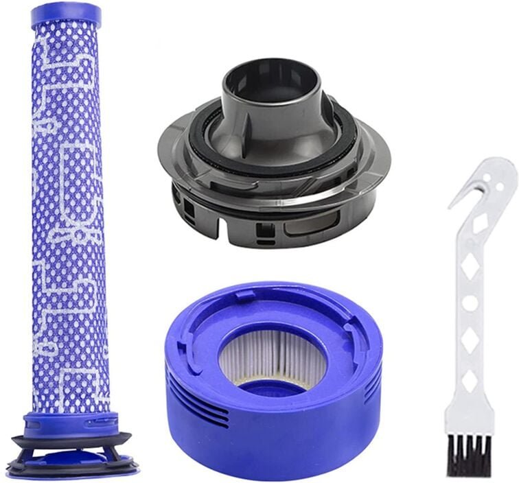Hintere Motorabdeckung + Filter + Vorfilter-Set Ersatz für Dyson V7 V8 Staubsauger Staubsaugerzubehör