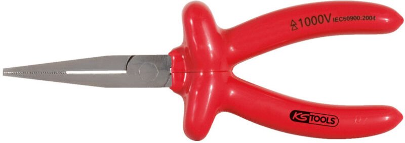 Ks Tools 1000V Flachzange, lange Backen, 160mm - 117.1289