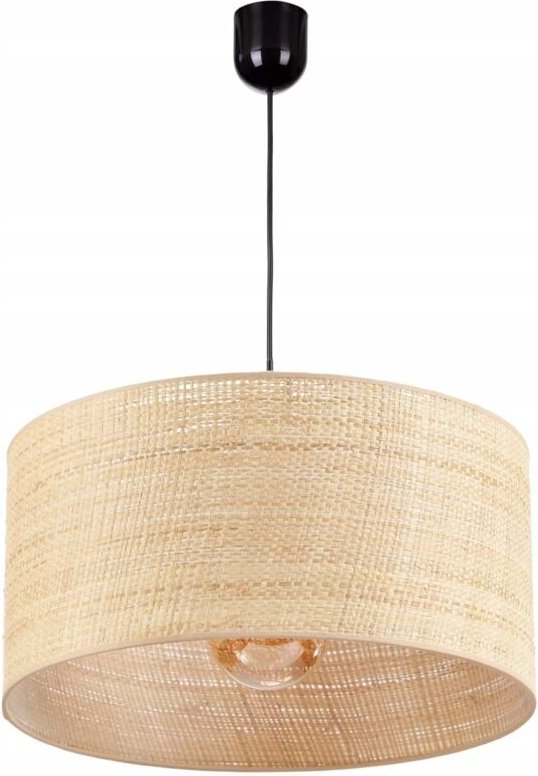 Deckenlampe Boho Rattan Lampenschirm 40cm Rattan LED Polnische Lampe