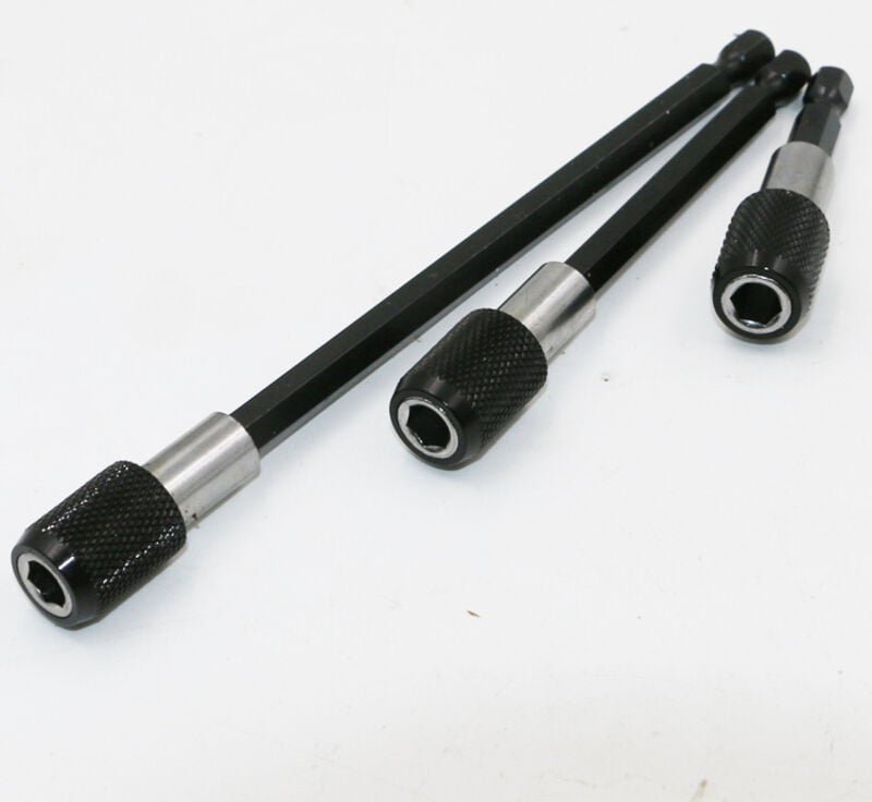 3 Stück magnetischer Schnellwechsel-Bithalter, 1/4 Zoll magnetischer Bithalter für Akkuschrauber, geeignet für Bohrmasch...