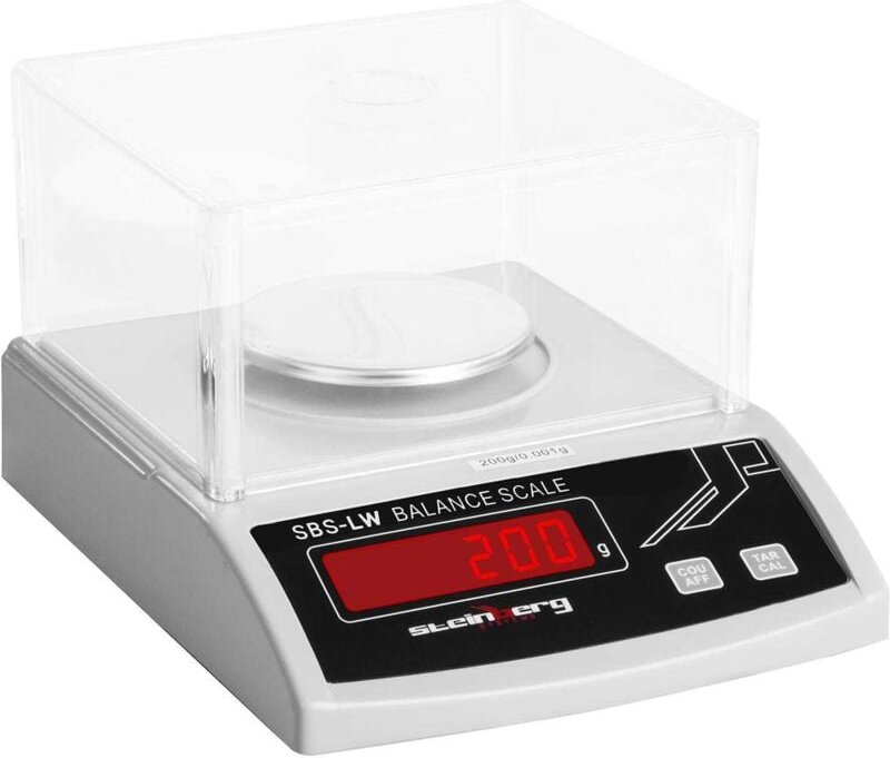 Steinberg Systems - Präzisionswaage led Laborwaage Feinwaage Goldwaage Juwelierwaage 200 0 001 g