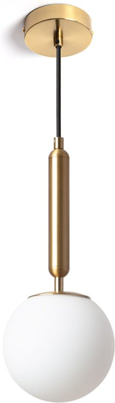 Efectoled - Pendelleuchte Metall und Glas Oto Gold