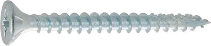 Holzschrauben ultima visser fixer coller weiß 5 x 60 mm Stahl