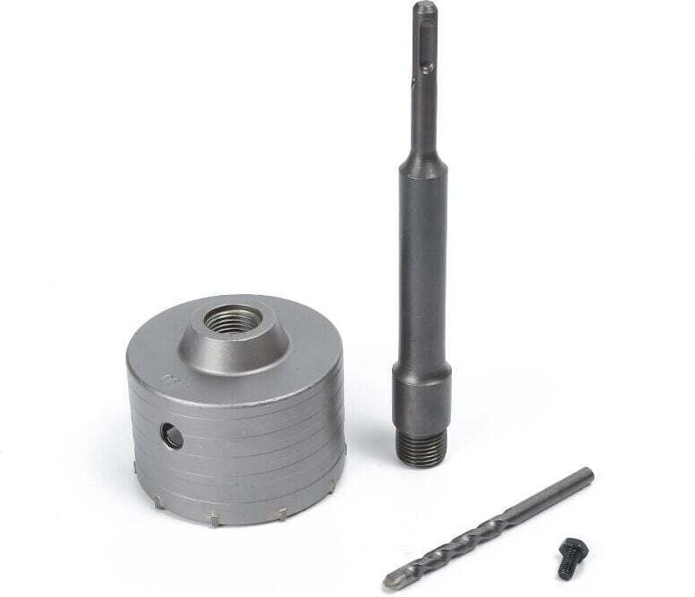 130 mm Beton-Lochsäge mit 220 mm SDS-Plus-Schaft für Zement, Ziegel, Stein, Wand, selbstnivellierenden Beton