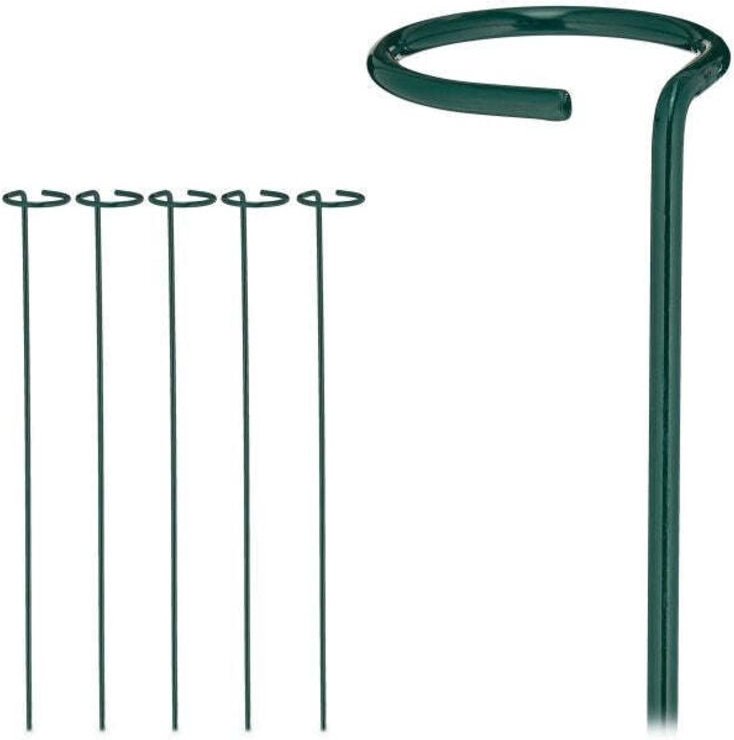 Set mit 6 pflanzenstaben aus metall 88