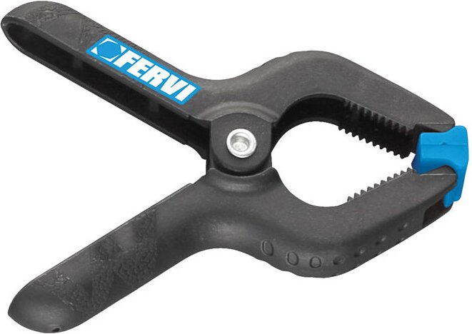 Set mit 12 Federklemmen aus Kunststoff offnung 32 mm Fervi 0353/085