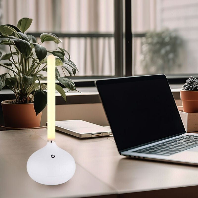 Globo Lighting - Tischlampe Außenleuchte Tischleuchte led Touch weiß IP44 cct h 24,3 cm