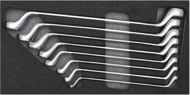 R22150000 Doppelringschlüssel-Satz 2/6 CT-Modul 8-teilig