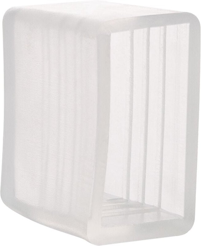 Efectoled - Endkappe LED-Streifen Neon 11W/m rgb 220V ac 60 LED/m Halbrund 180º IP67 nach Mass Schnitt alle 100 cm Weiß