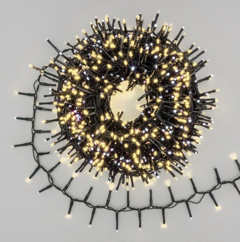 Magiedinatale - MiniCluster Ø6cm 4+20m led warmweiß