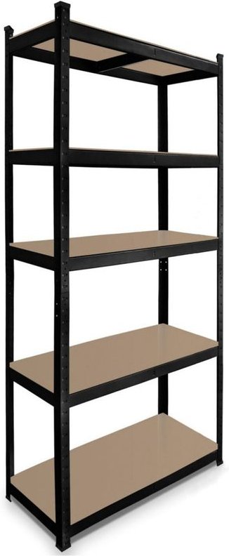 Lagerregal 180 x 90 x 40 cm Traglast 875 kg Schwerlastregal pulverbeschichtet anthrazit