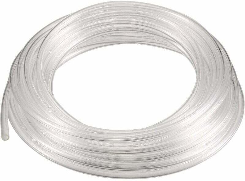 4 mm x 2,5 mm Polyurethan-Schlauch, Polyurethan-Pneumatikschlauch, Luftschlauch, transparent, weiß, 6 m lang