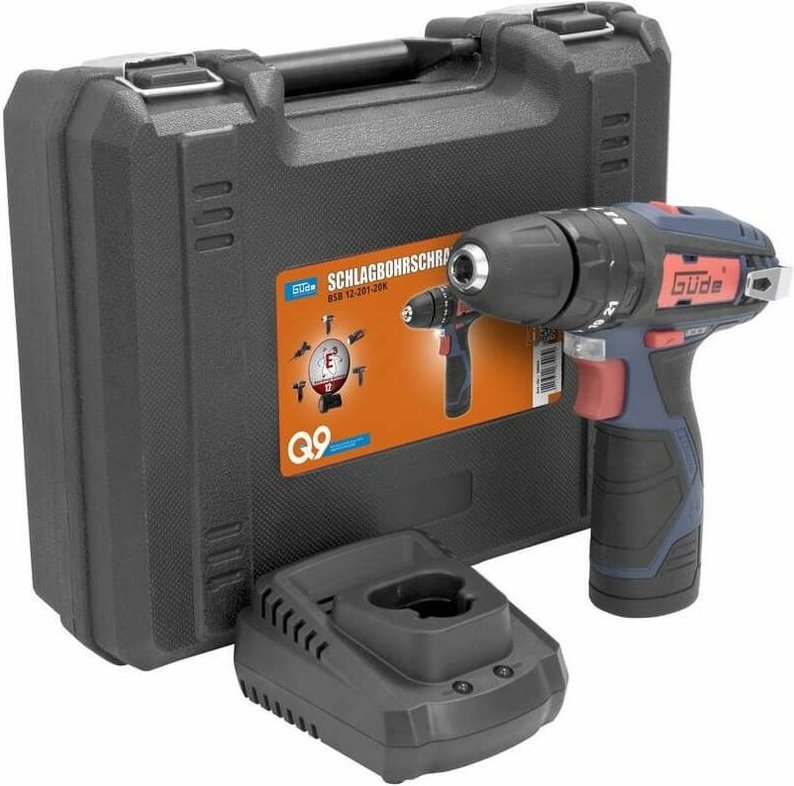 Güde - Akku Schlagbohrschrauber Schlagbohrmaschine Bohrhammer 12V bsb 12-201-20K