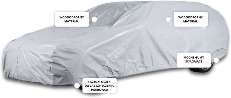 Autoabdeckung für Schrägheck M 405-430 Autoplane wasserdicht Premium