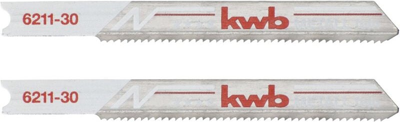 KWB - 621130 Stichsägeblätter, Metallbearbeitung, Bi-Metall, 2 x fein 2 St.