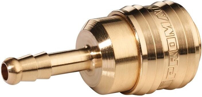 PROMAT Schnellverschlusskupplung DN 7,2, Tülle Messing blank