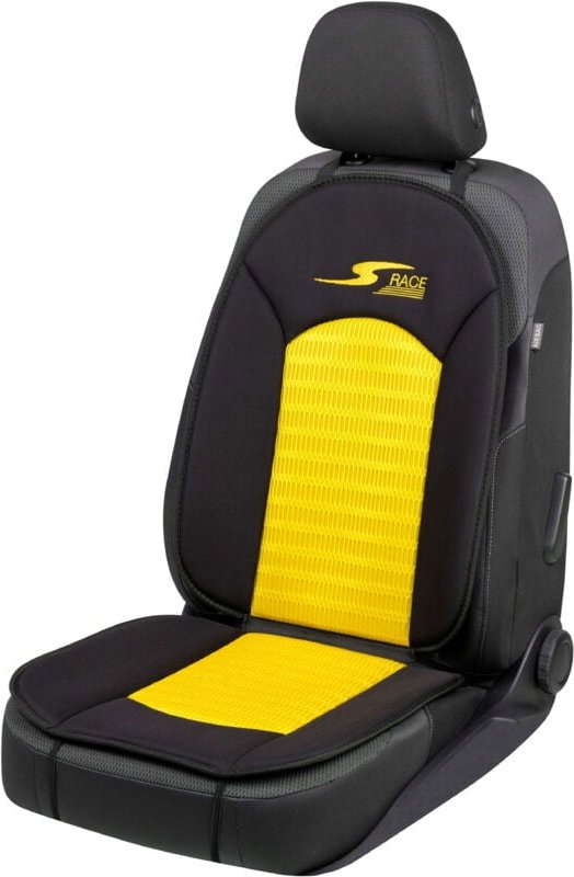 Pkw Sitzauflage S-Race, Auto-Sitzaufleger gelb