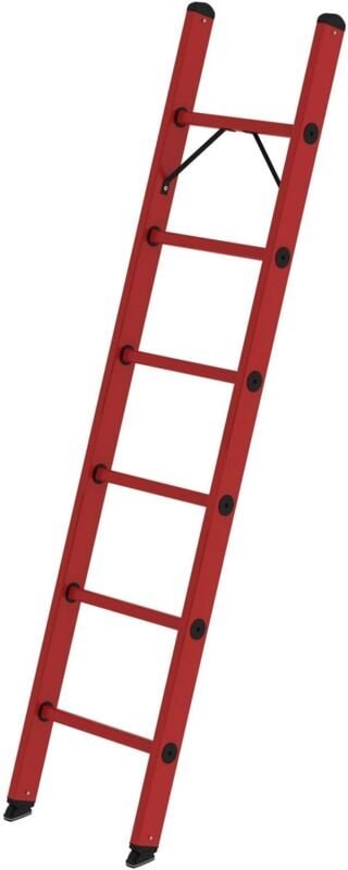 Thumbnail - Sprossen-Anlegeleiter gfk ohne Traverse 6 Sprossen - 036006 - Günzburger Steigtechnik