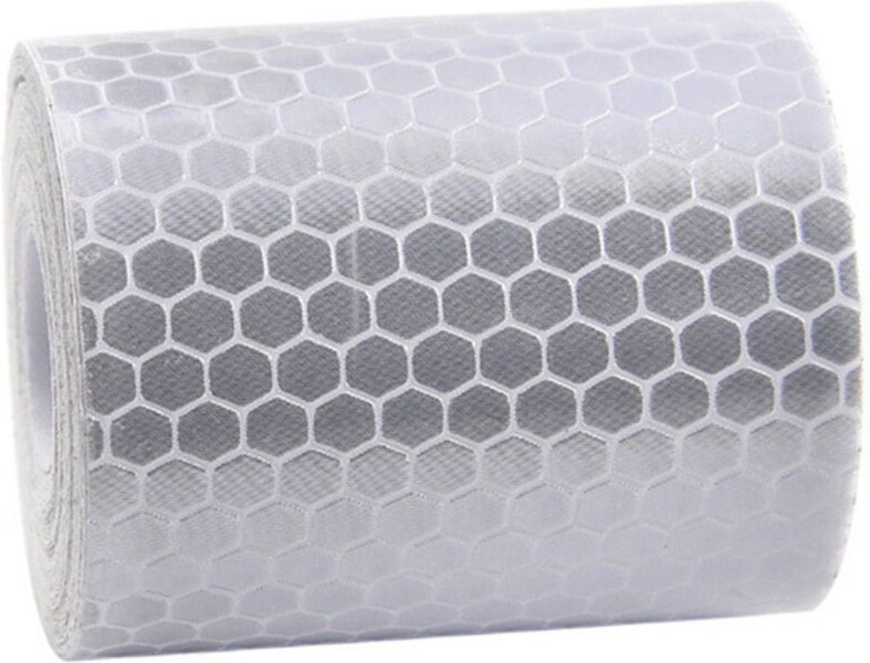 Cm Breite x 3 m Länge, Reflektoren für Auto, Motorrad, Anhänger, Traktor, lkw, Sicherheitswarnung (weiß) - Sollbry